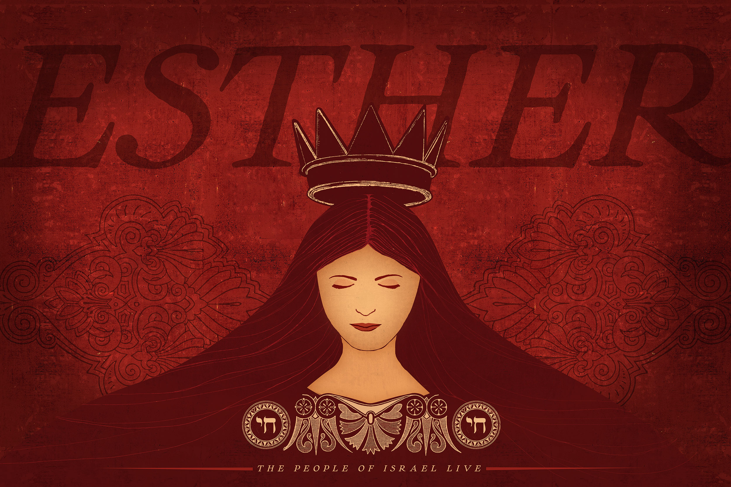 Esther Confronts Xerxes art by Lindsey McCormack