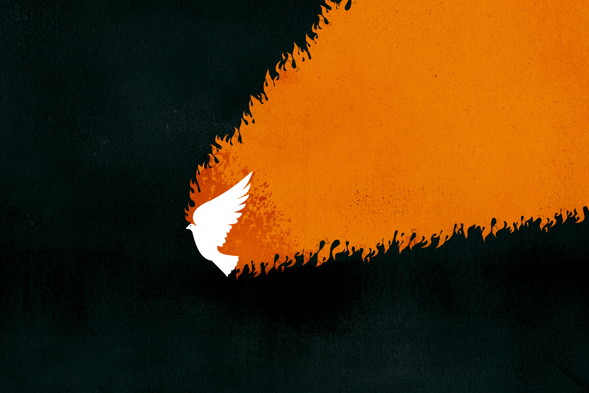 Tongues of Fire art by Brian Danaher