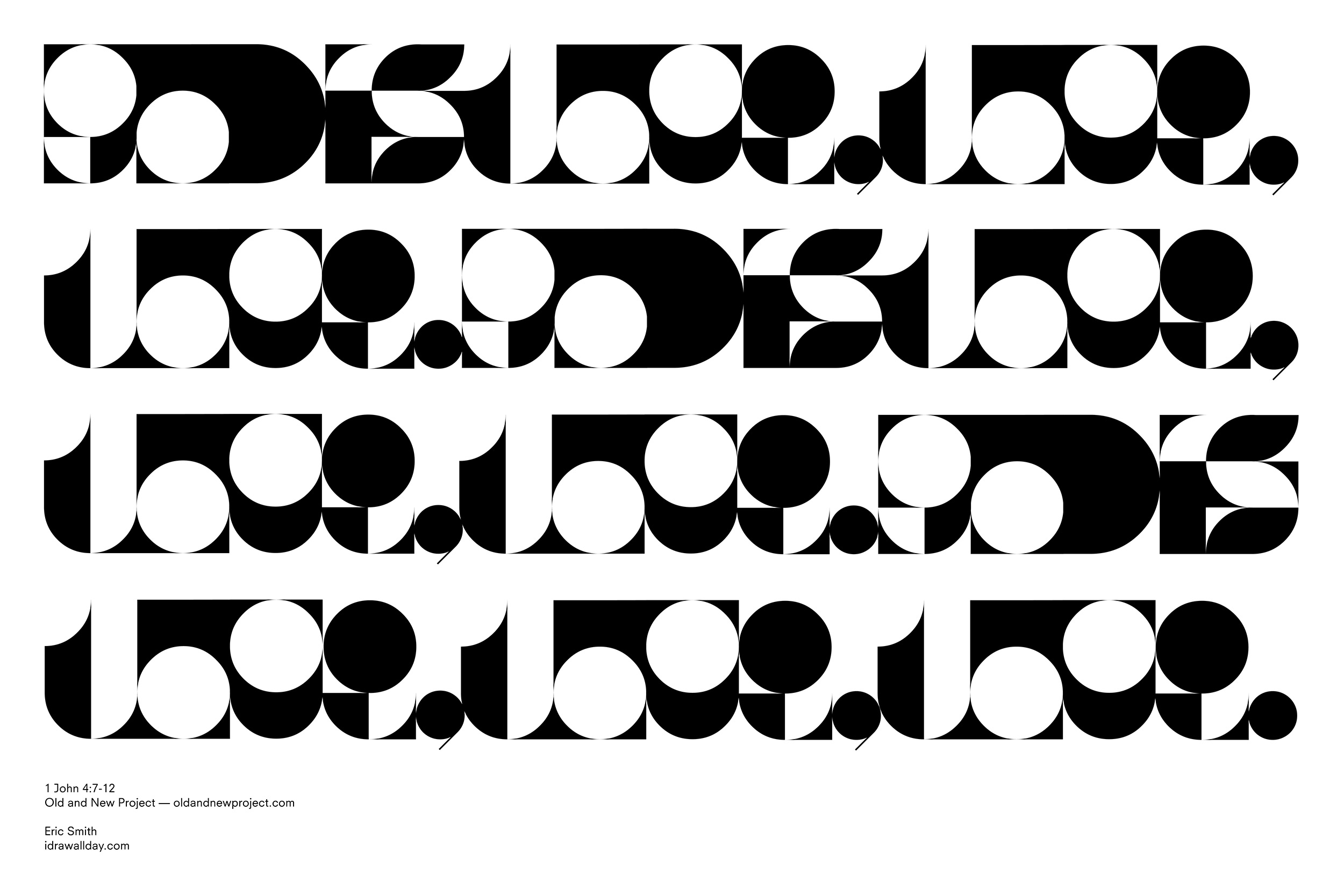 God is Love Love Love art by Eric Smith